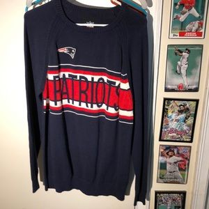 New England Patriots NFL Glll Navy Blue Sweater Men’s Large